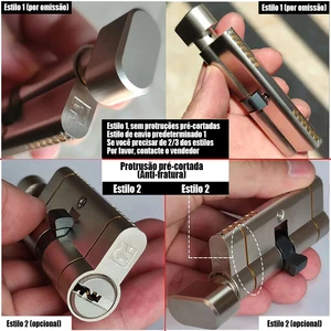 Cilindro padrão europeu de alta qualidade, cilindro de fechadura, fechadura anti-roubo, porta de entrada, fechadura externa, porta de cilindro 10 principais vendas cilindro de - №7