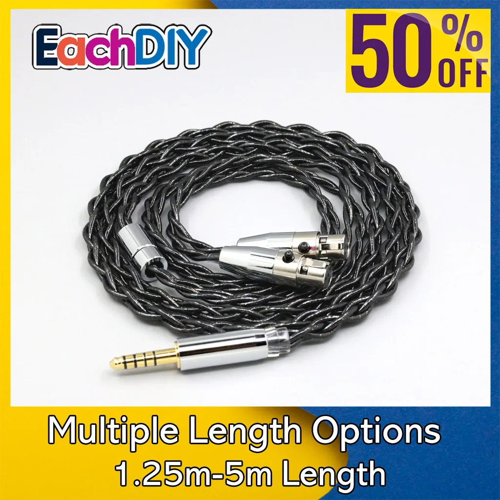 

99% Pure Silver Palladium Graphene Floating Gold Cable For HEDD Air Motion Transformer HEDDphone ONE LN008340