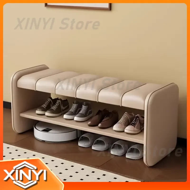 Deluxe 3-in-1 Storage Bench for Home Furniture Living Room Bedroom Entryway Shoe Cabinet Seat Bedside Stool Corridor
