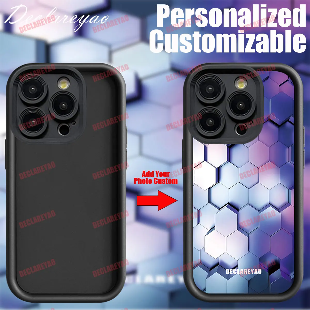 

Персонализированные чехлы с изображением «сделай сам» для iPhone 15 Pro 16e 14 Plus 13 12 Mini 11 X Xs Max XR SE 2022 17 Air 16 Чехол для фотографий