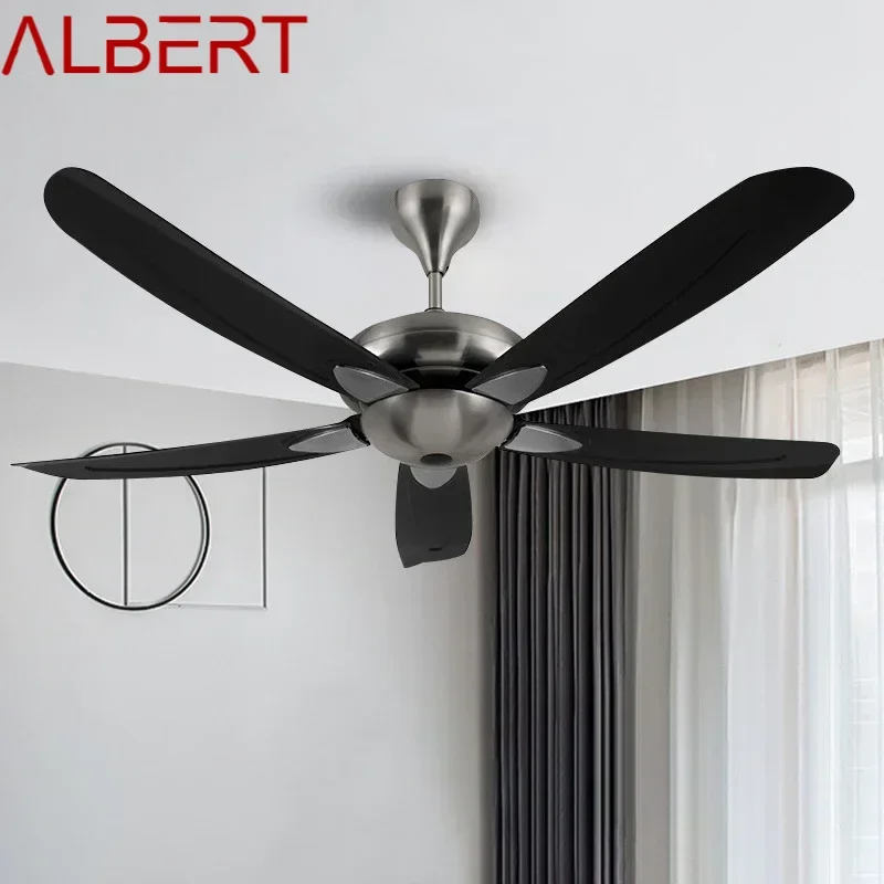 ALBERT Nordic Without lights Ceiling Fan Modern Minima lism Living Room Bedroom Study Cafe Hotel