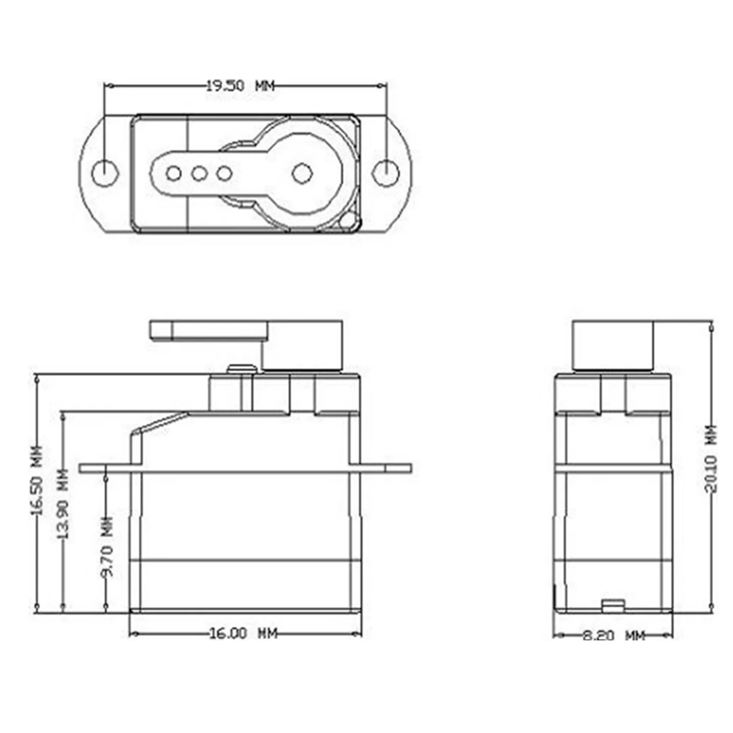 1 Stuks 2.0G 3.7-4.2 Spanning Micro Digitale Servo Mini Jst Connector Voor Rc Vliegtuig Auto Truck Helikopter Boot Speelgoed Model Is Speciaal