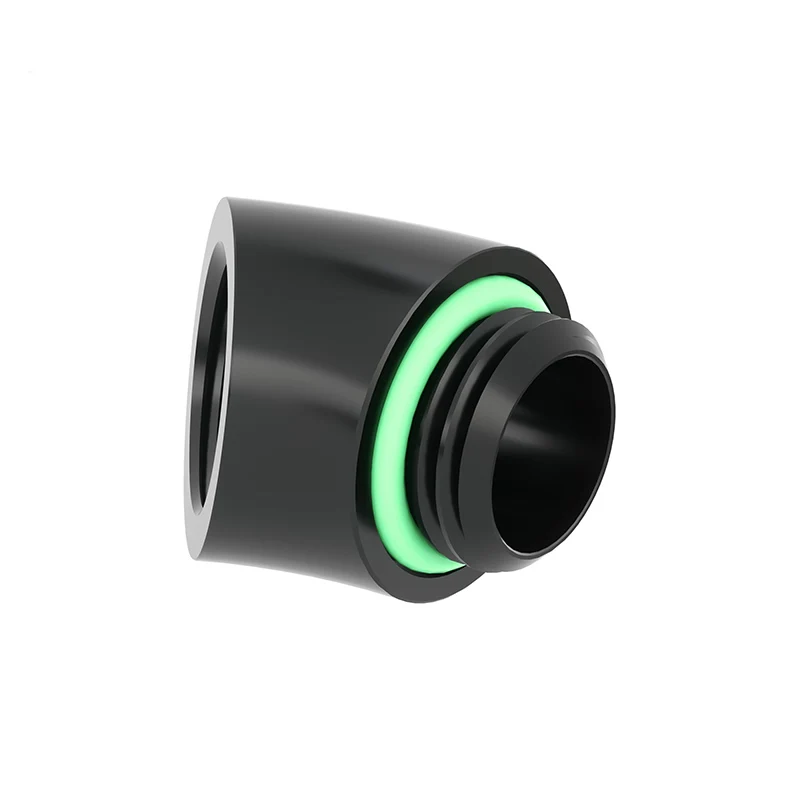 Barrow Man-vrouw G1/4 Draad 45 Graden Fittings Adapter Custom Computer Split Waterkoeling Accessoire, TDWT45-V2