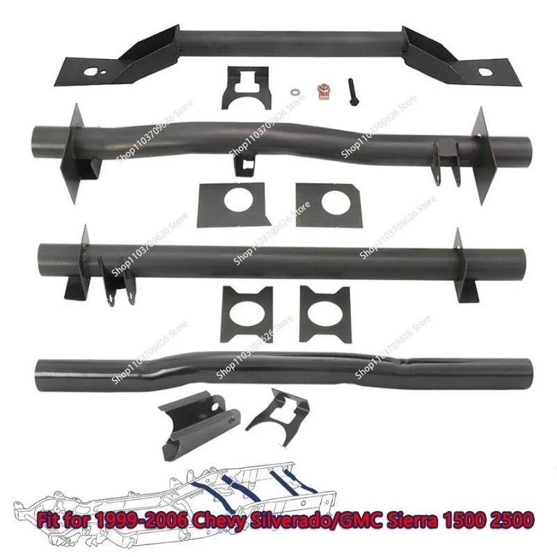 Suitable for 96-16 Chevrolet Silverado Rear Spare Tyre Support Crossbeam Sierra 1500 2500 3500