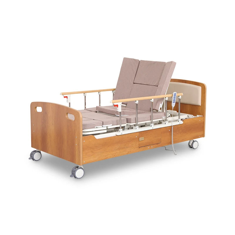 High  performance Adjustable Rotating Rotational Home Care Bed five function electric hospital bed and Disabled Elderly Chair