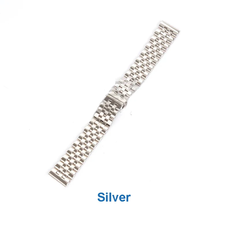 Robustes Uhrenarmband aus Edelstahl, 10–24 mm Breite, Ersatzarmband für Herren- und Damenuhren, Uhrenzubehör 6019. # – Detail 4