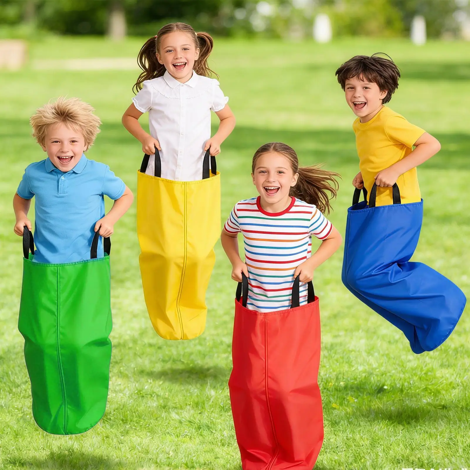 

Potato Sack Race Bags Sack Race Bags for Adults and Kids Bean Bag Toss Game 2 Legged Relay Race