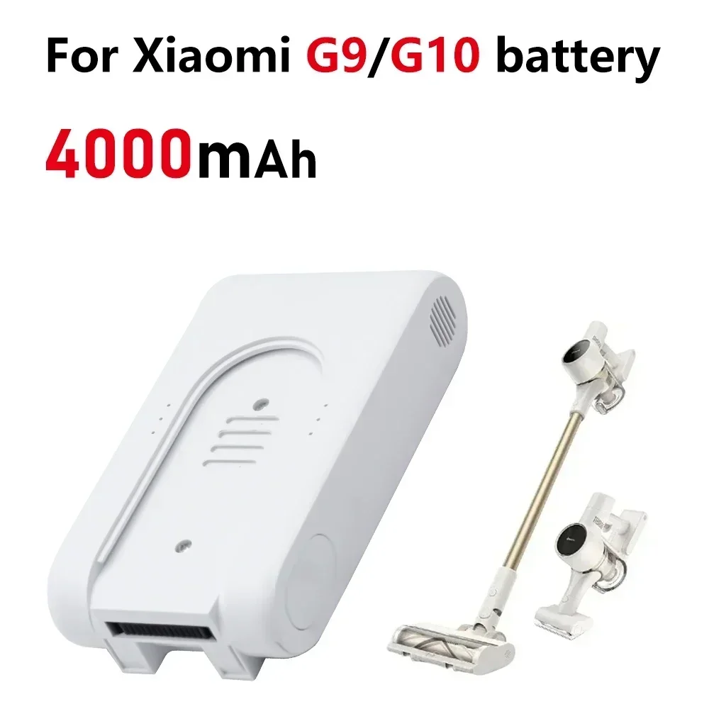 Batteria ricaricabile agli ioni di litio da 25,2 V e 4000 mAh per aspirapolvere senza fili Xiaomi Mijia Dreame DGDXT-7S1P-001 G9 G10, accessori.