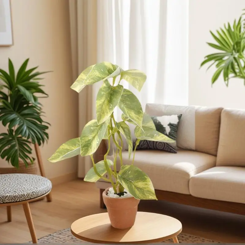 Miniature 1/12 Scale Simulation of Green Plants Bonsai Model for Dollhouse Garden