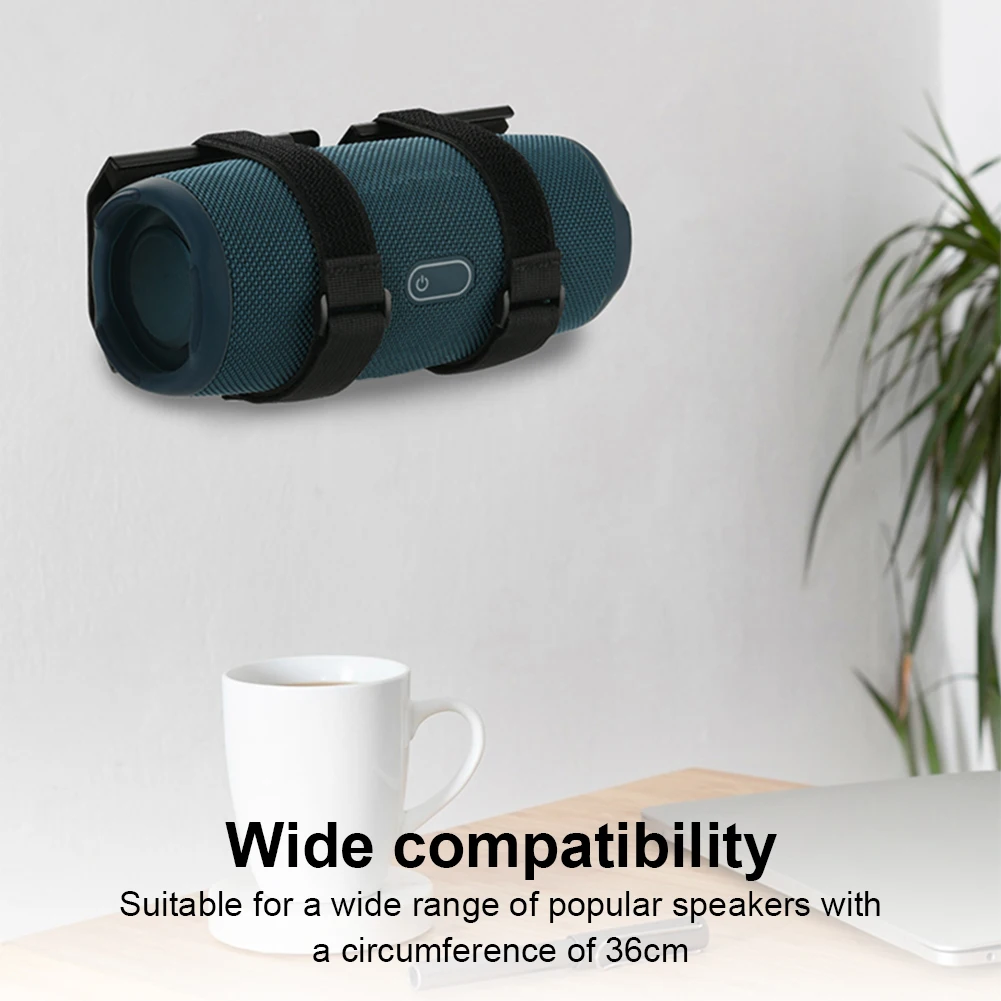 Metal Speaker Mount Holder for JBL Charge 3/4/5 Speaker Holder Adjustable Strap Wireless Speaker Straps Mount for JBL Flip 4/5/6 view 4