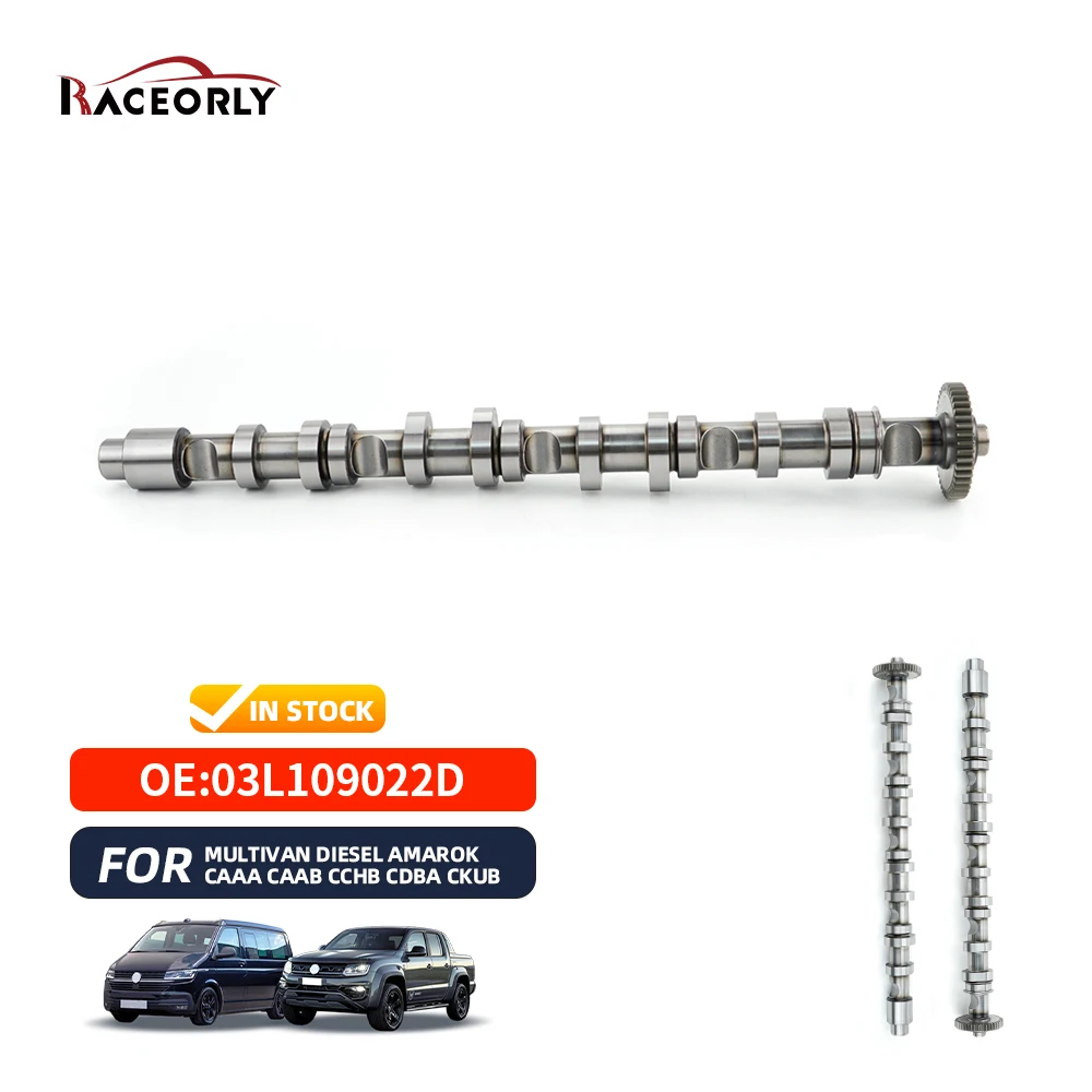 Engine Exhaust 03L109022 03L109022B 03L109022D Camshaft For VW Beetle Caddy Eos Golf Jetta Passat CC Polo 1.6 & 2.0 TDI