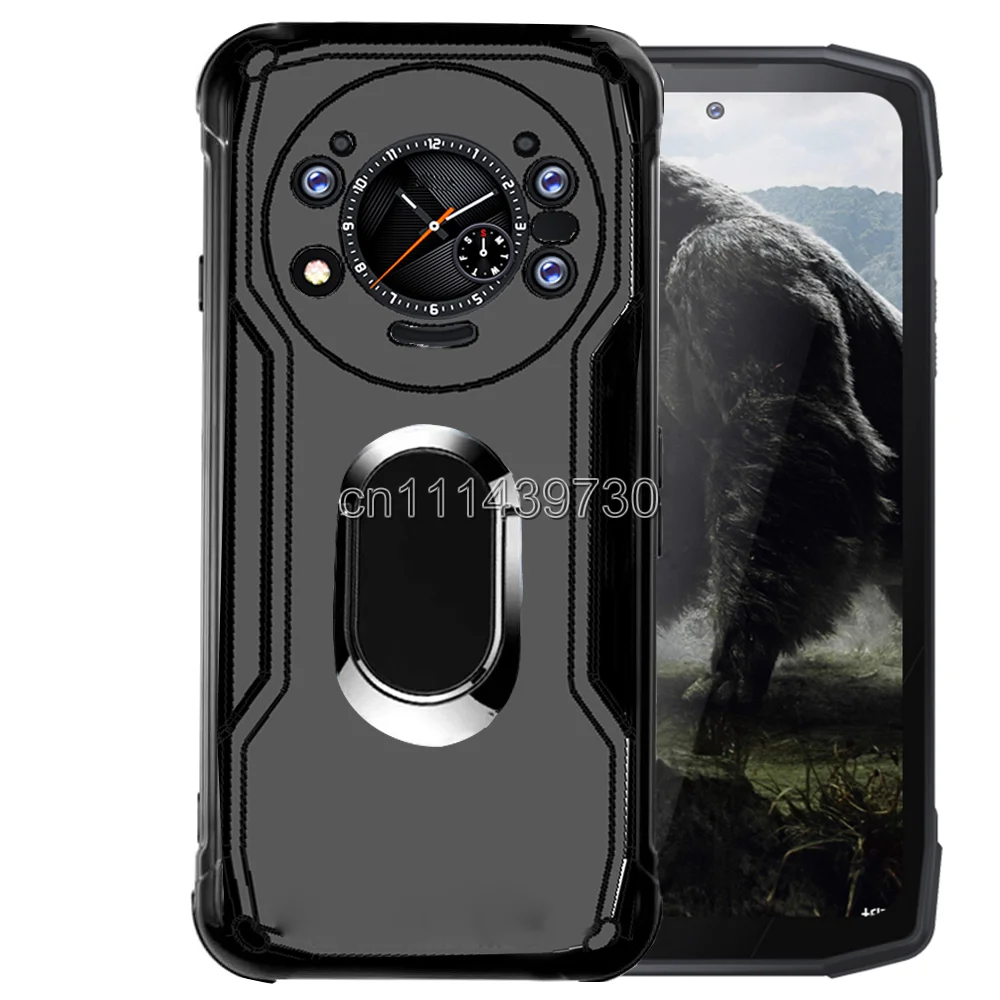 Uchwyt pierścień odporny na wstrząsy do etui w gwiazdy Cubot Kingkong z miękkiego silikonu TPU uchwyt ochronny etui z podstawką dla Cubot Kingkong Star