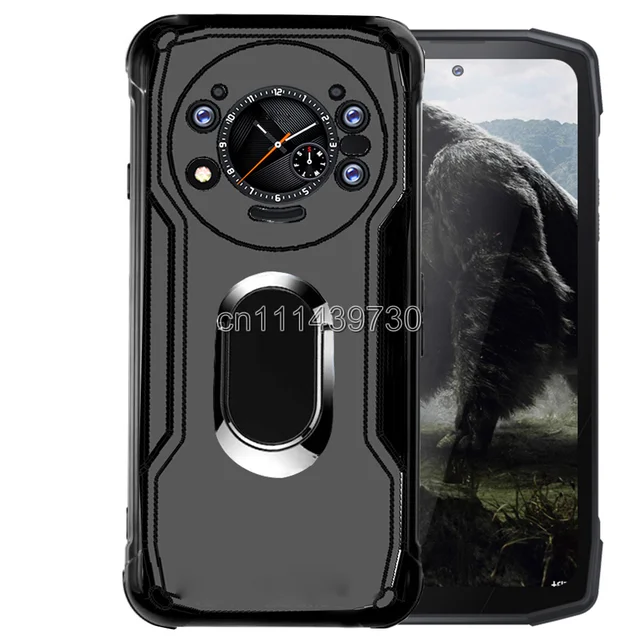 Uchwyt pierścień odporny na wstrząsy do etui w gwiazdy Cubot Kingkong z miękkiego silikonu TPU uchwyt ochronny etui z podstawką dla Cubot Kingkong Star