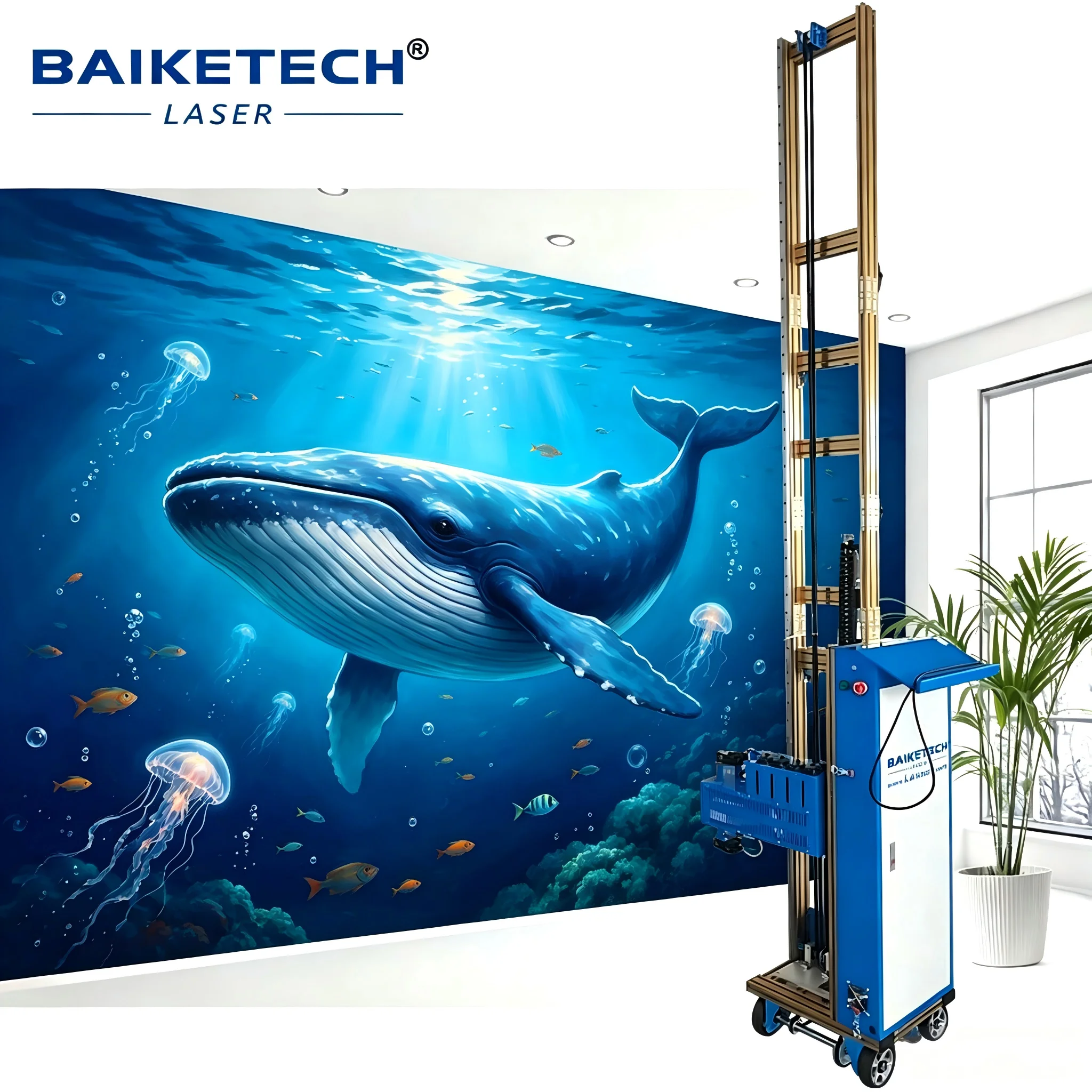 TH-UP200TQ Wall Printer, Dual DX10 Heads Enable Fast Design Changes & Custom Murals, Perfect for Boutique Shops & Hotels