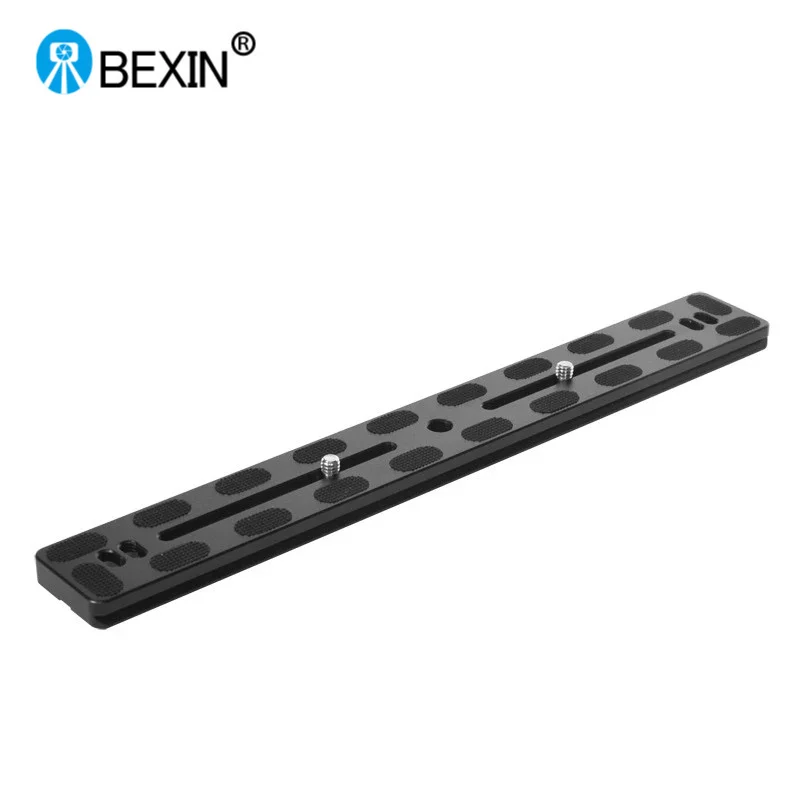 BEXIN PU300 Universal Aluminum Quick Release Plate Tripod Mount Adapter with 1/4 Screw for Benro Arca Swiss Ball Head and Camera