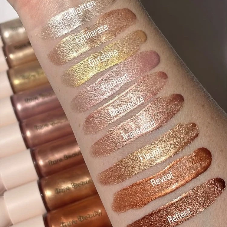 Rare Beauty Positive Light Liquid Luminizer Rozświetlacz w płynie z efektem rozświetlania Makijaż Rozświetlacz w sztyfcie do policzków Oczy Twarz Kosmetyki