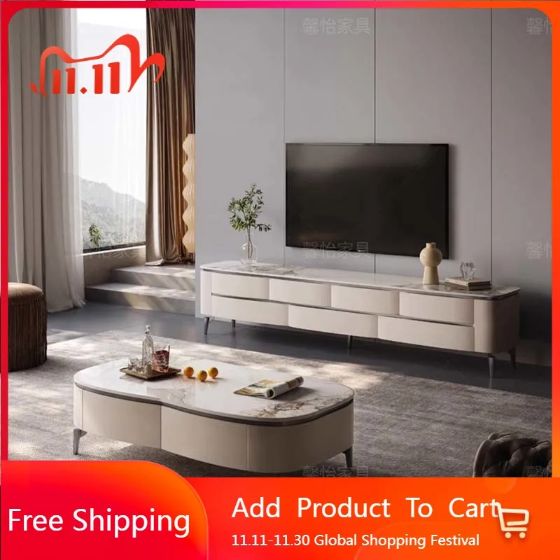 

Центральный минималистичный стол для телевизора, гостиная, эстетический монитор, подставки для телевизора, роскошный современный салон Archivadores, итальянская мебель