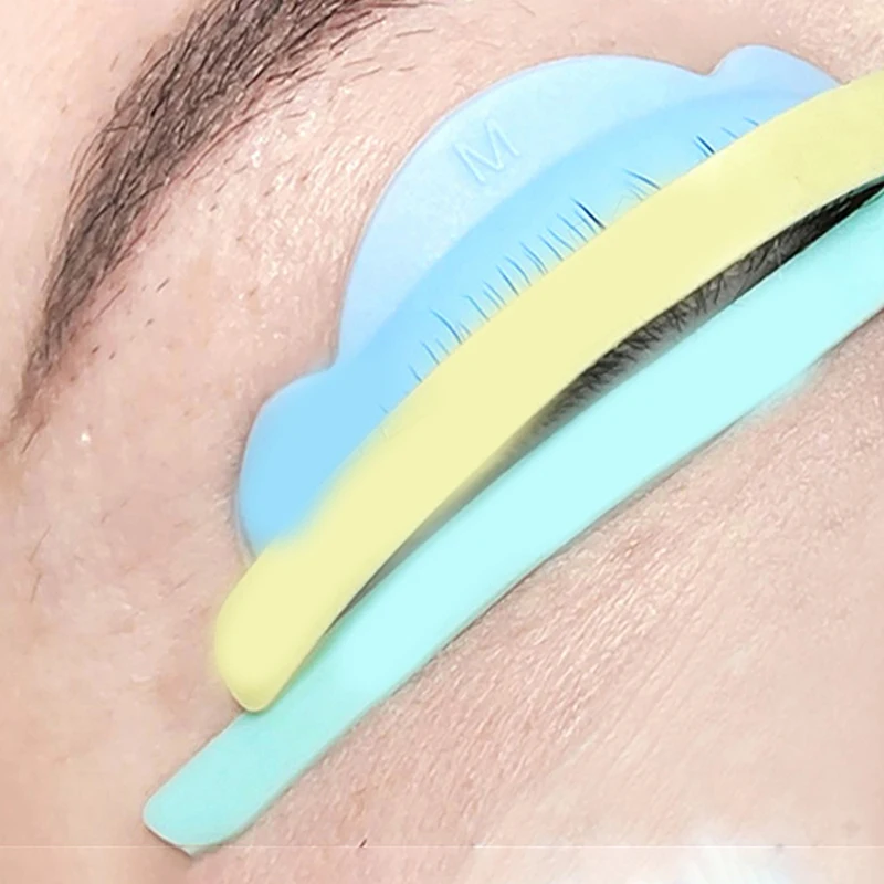 6 Pair Reusable Eyelash Lifting Silicone Stripe Extension Supplies Curler Pad Ribbon Lash Makeup Tools image 3