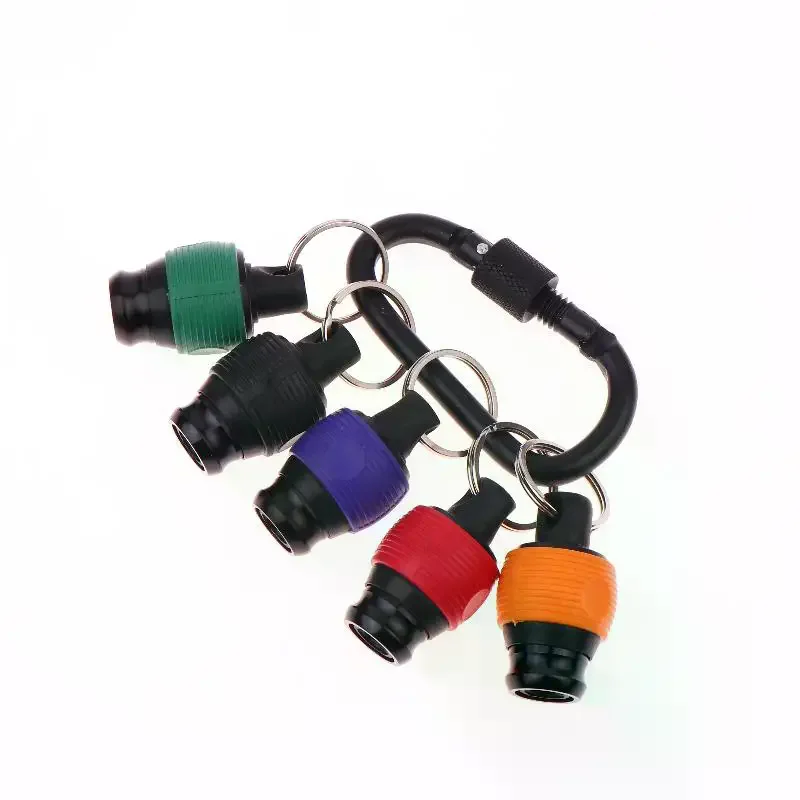 Suporte de broca de chave de fenda de aperto de bola com chaveiro adaptador de parafuso de broca portátil mudança rápida suporte de mão barra de extensão de 1/4 Polegada