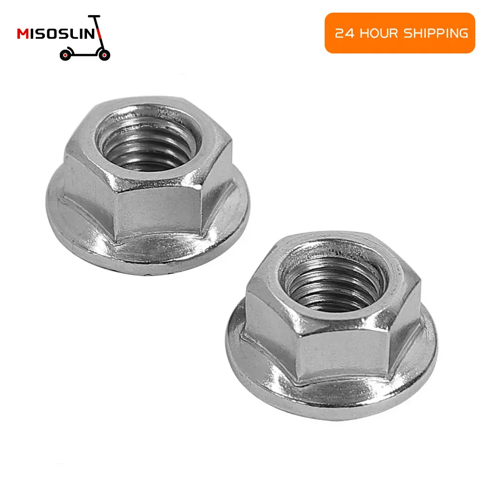 2PC M12 Iron Flange Nut For ZERO 8 9 8X VSETT 8+ 9+ Dualtron Kaabo Mantis INOKIM OXO OX Electric Scooter To Fix Motor Axle