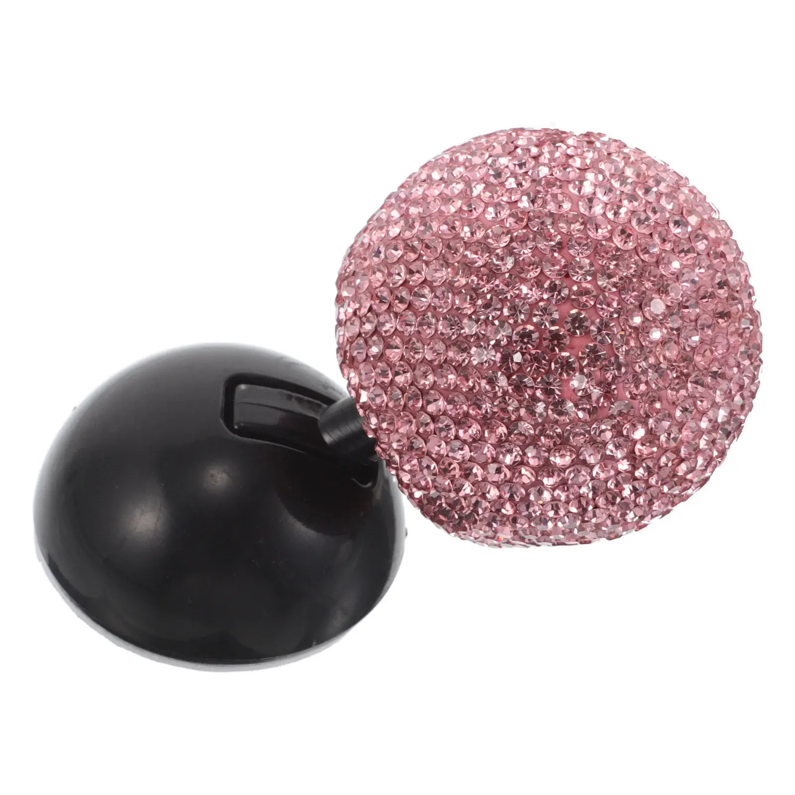 Push Start Button Cover Rhinestone Joystick Style Sparkling Crystal Car Interior Decoration for Women One Touch Start Comfort