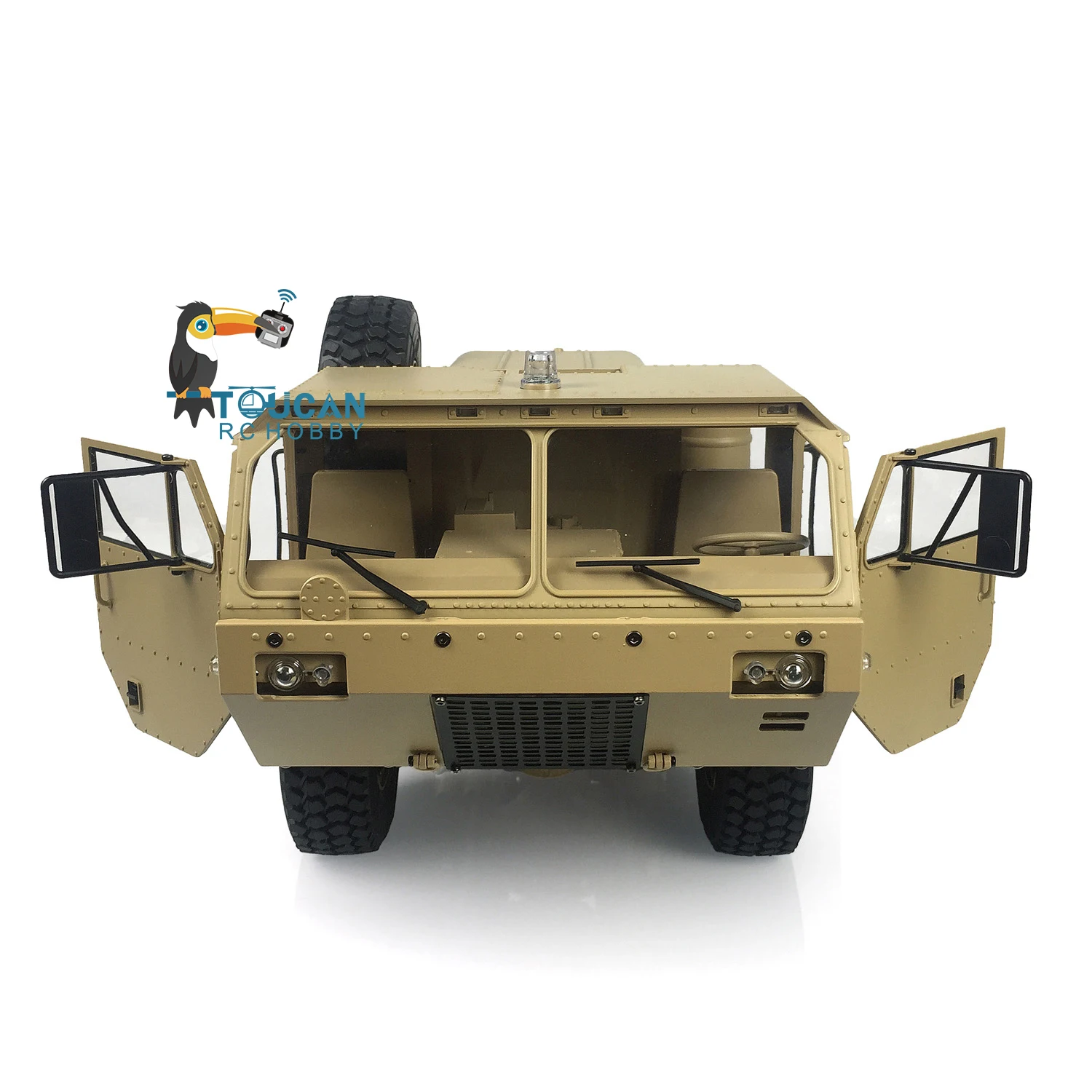 1/12 8x8 RC US Military Truck HG-P802 4 Axles Metal Chassis Remote Control Army Car Models Adult Toy TH22747-SMT1