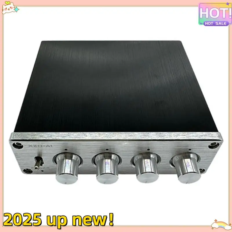 

2.1 Digital Amplifier TPA3116 Bluetooth 5.0 Convenient Amplifier Power 2X50W+100W 3-Channel Amplifier, Silver Easy Install