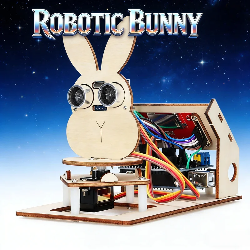AI Ultrasonic Programming Kit Arduino Compatible STEAM Educational Distance Measuring Teaching Aid For Kids Students