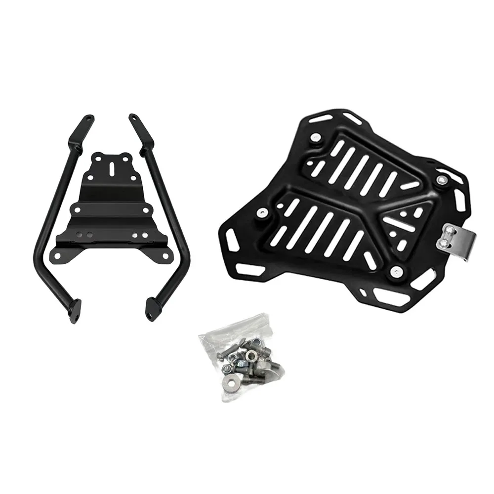For ZONTES 703 F Motorbike Storage Box Top Box Tail Box Trunk Carrier Universal Black 45L Motorcycle Aluminum Top Case Tail