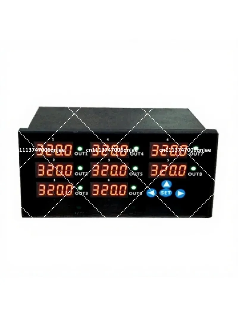 8 Channel PID Temperature Controller, Multi Zone Thermostat with PC Monitoring, Data Logger Recorder