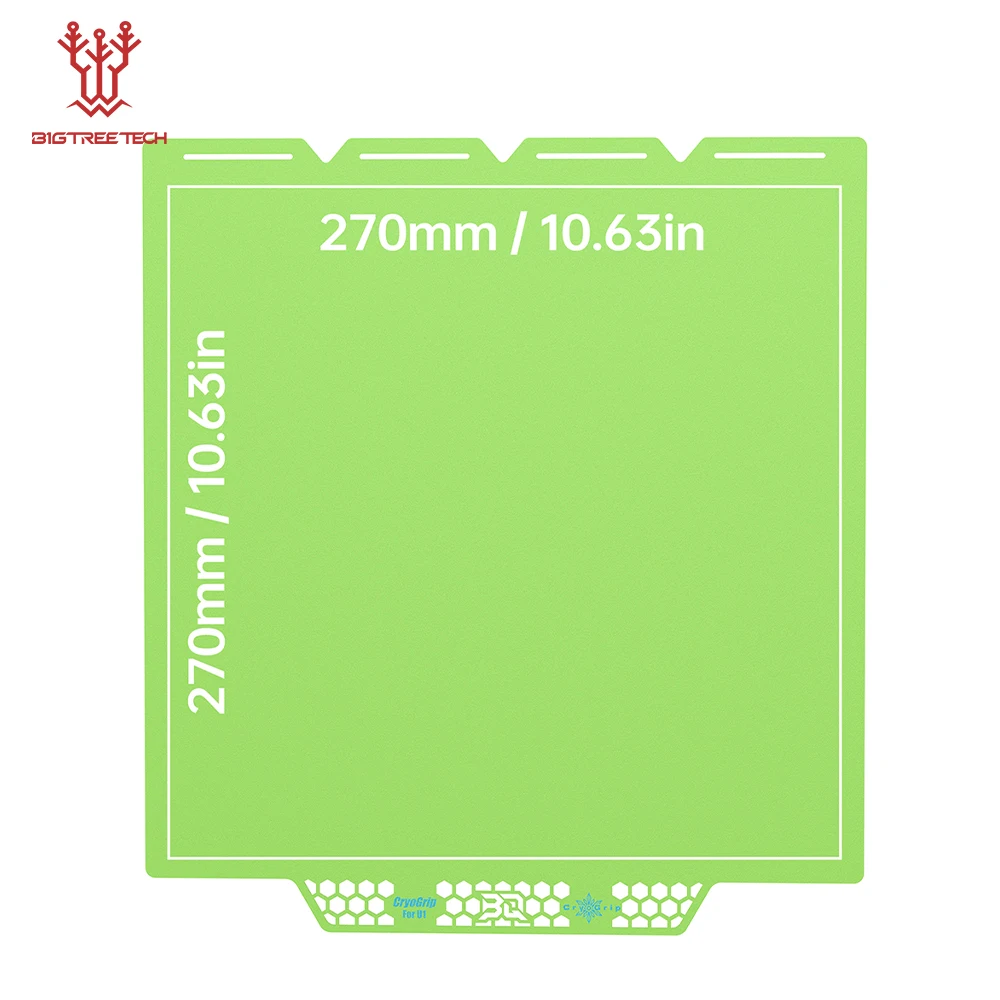 BIGTREETCH Panda Bouwplaat voor Snapmaker U1 3D-printer Dubbelzijdig afdrukken 270x270mm Staalplaat Heatbed