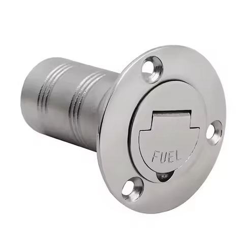 38mm Boat Deck Filler WATER/GAS/FUEL/DIESEL Deck Fill Cap Marine Stainless Steel 316 Flip Tab Boat Yacht RV Truck