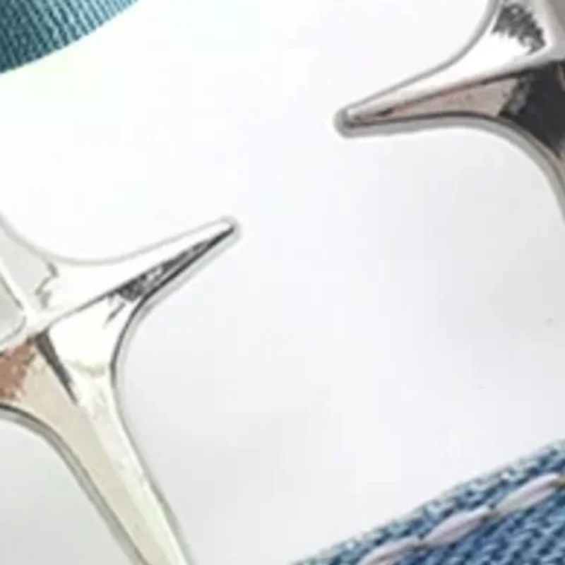 

Регулируемая пряжка на талии в форме звезды, джинсовые пуговицы, булавки, съемные металлические пуговицы, затягиватель талии, аксессуары для одежды