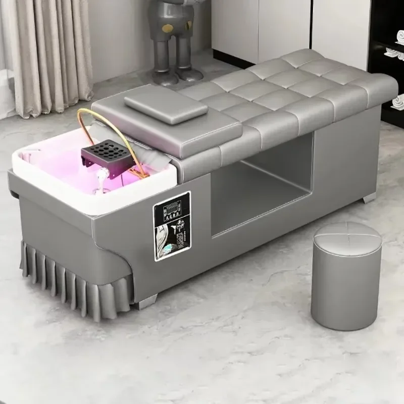 

Nordic Modern Shampoo Bed Luxury Fashion Aesthetic Delicacy Shampoo Recliner Simple Unique Cadeira De Barbearia Salon Furniture