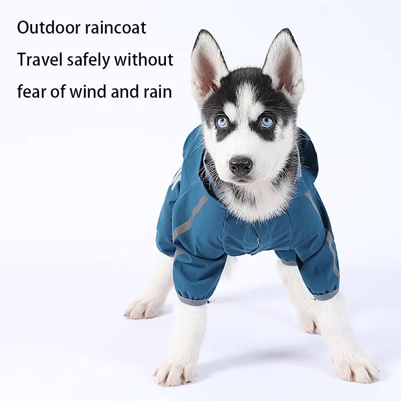 Waterproof Dog Clothes for Small Dogs Pet Rain Coats Jacket Puppy Raincoat Reflective Strip Yorkie Chihuahua Clothes Pet Product