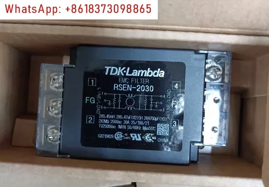 

TDK-LAMBDA Шумовой фильтр EMC ENF RSEN-2030D 30A250V