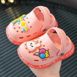 Sandali e pantofole per bambini Cartoon Soft Sole antiscivolo scarpe per bambini scarpe da casa per interni per ragazze sandali per ragazzi scarpe per bambini