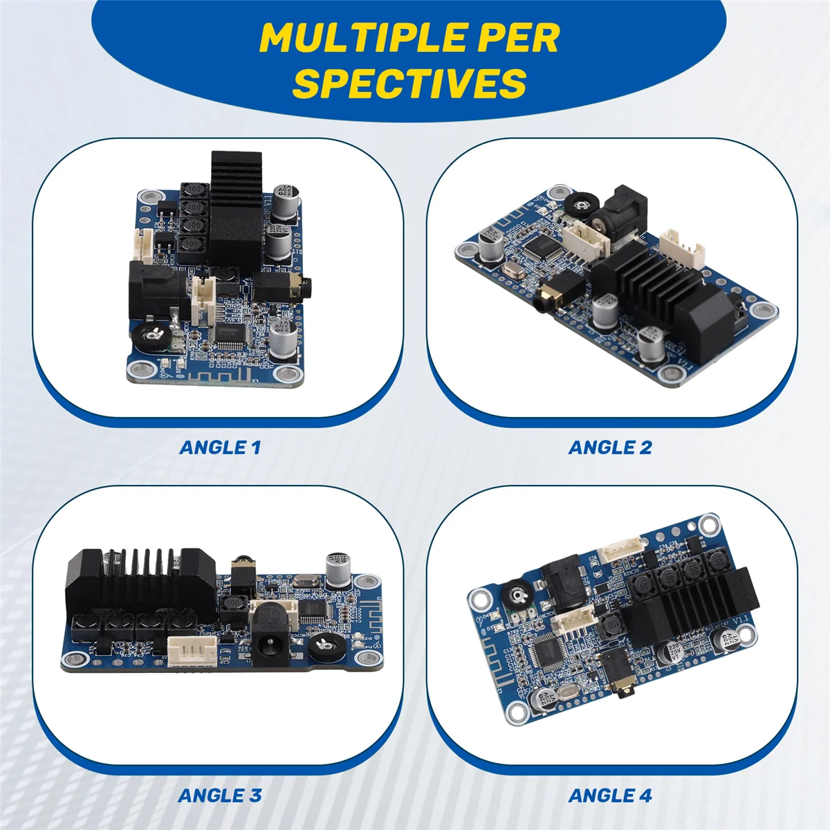 POP-lTPA3116 Bluetooth 5,0 Стереоусилитель мощности Стерео 2X50 Вт Вход 3,5 мм Поддержка настройки DSP Настройка DC12V-24V