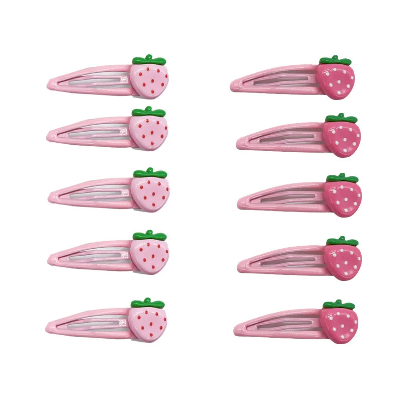 New Pink Strawberry Dogs Clip Pet Dog Hair Clips Cute Decoration Puppy Hair Bows for Small Dogs Supplies Pet Headwear