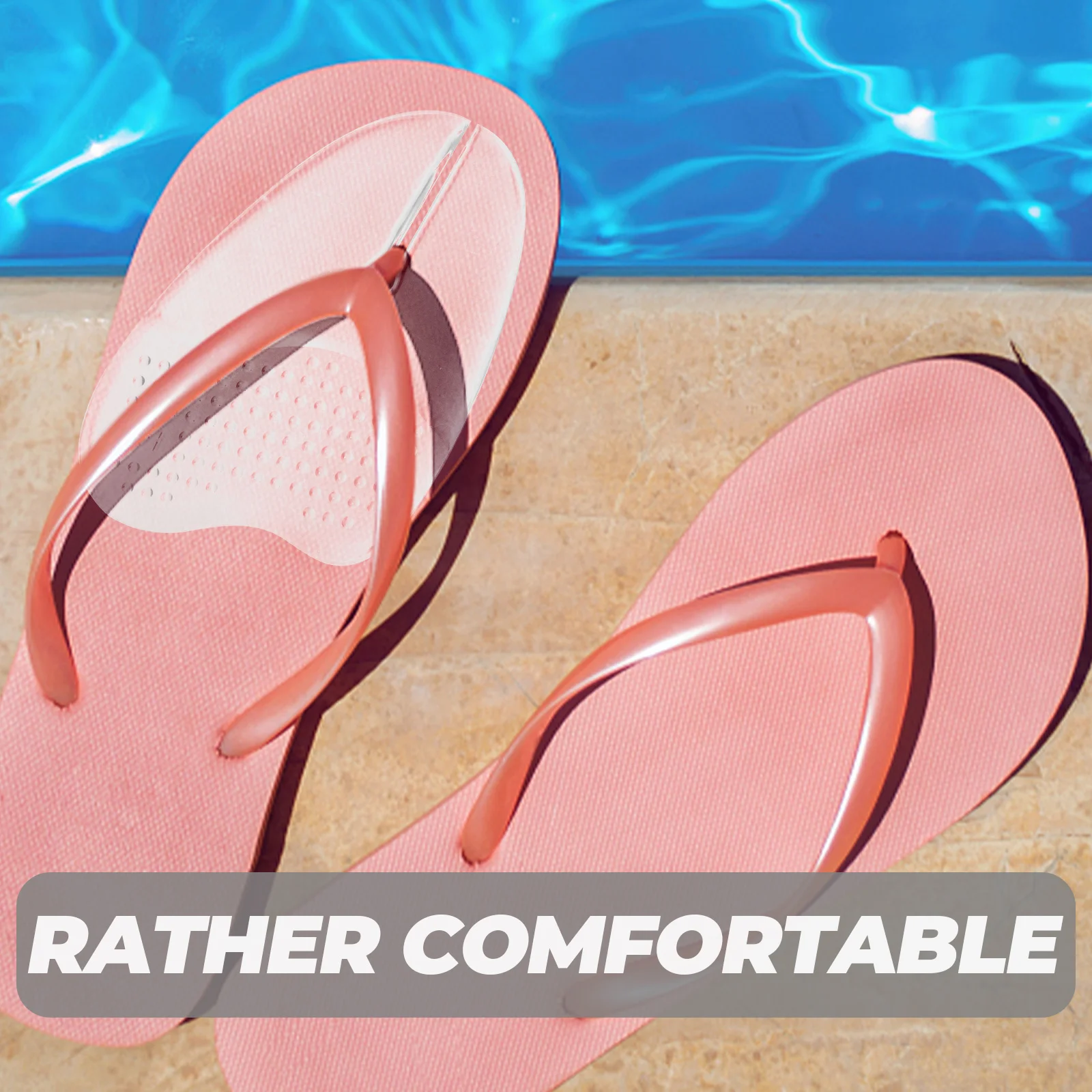 

3Pairs Thong Sandal Toe Cushions Gentle Materials No Blisters Forefoot Pressure Relief Thong Sandal Toe Protector