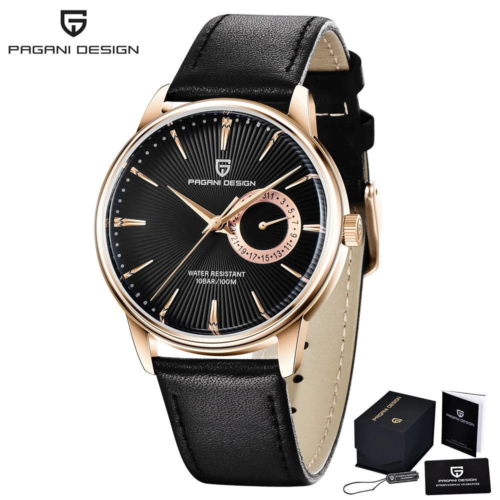 Pagani DesignLuxury Fashion Retro Men's Quartz Watch Sapphire Stainless Steel Waterproof 10Bar Relogios Masculino