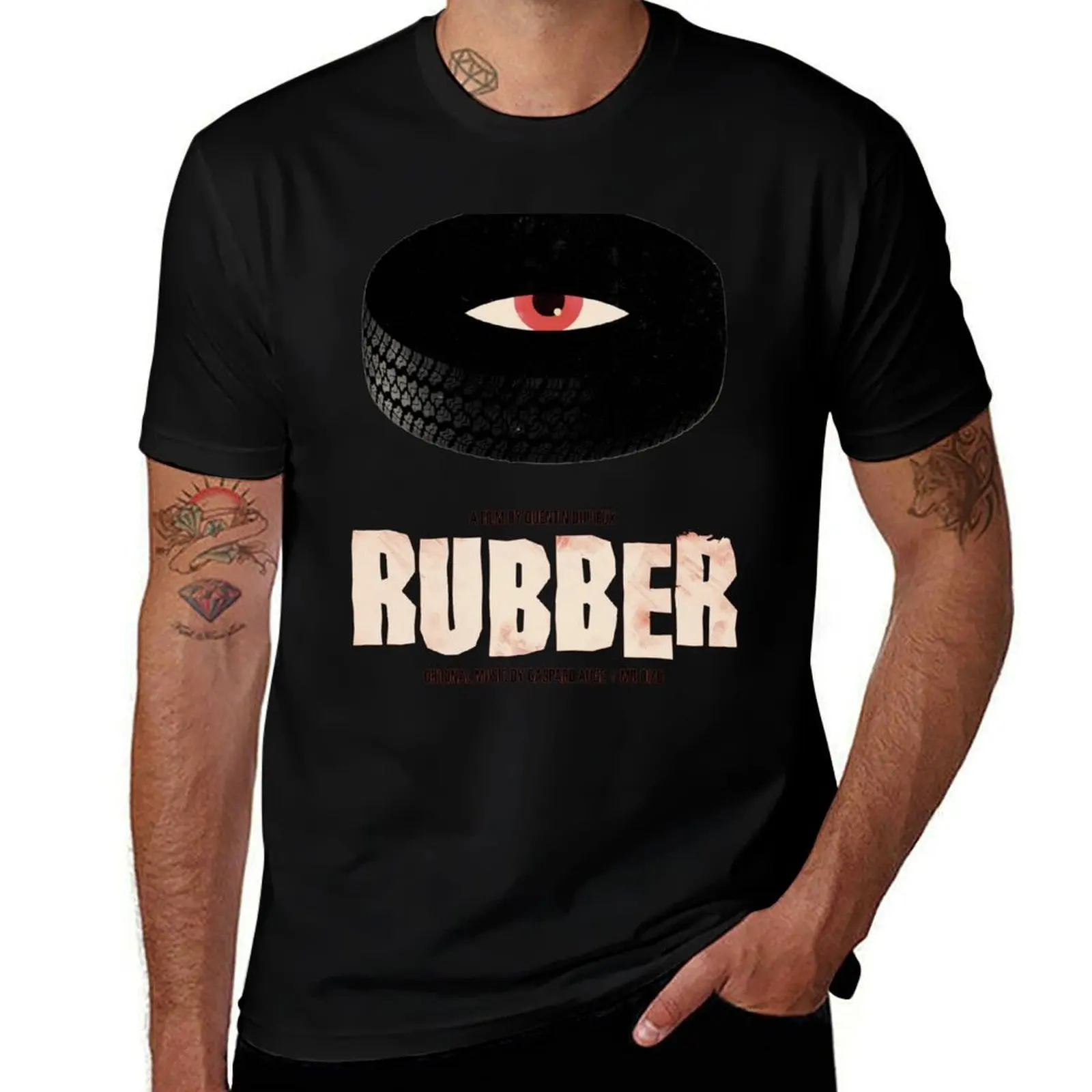 

Rubber - A Film by Quentin Dupieux T-Shirt anime tshirt cotton t shirts high quality man t shirts for men casual T-Shirt