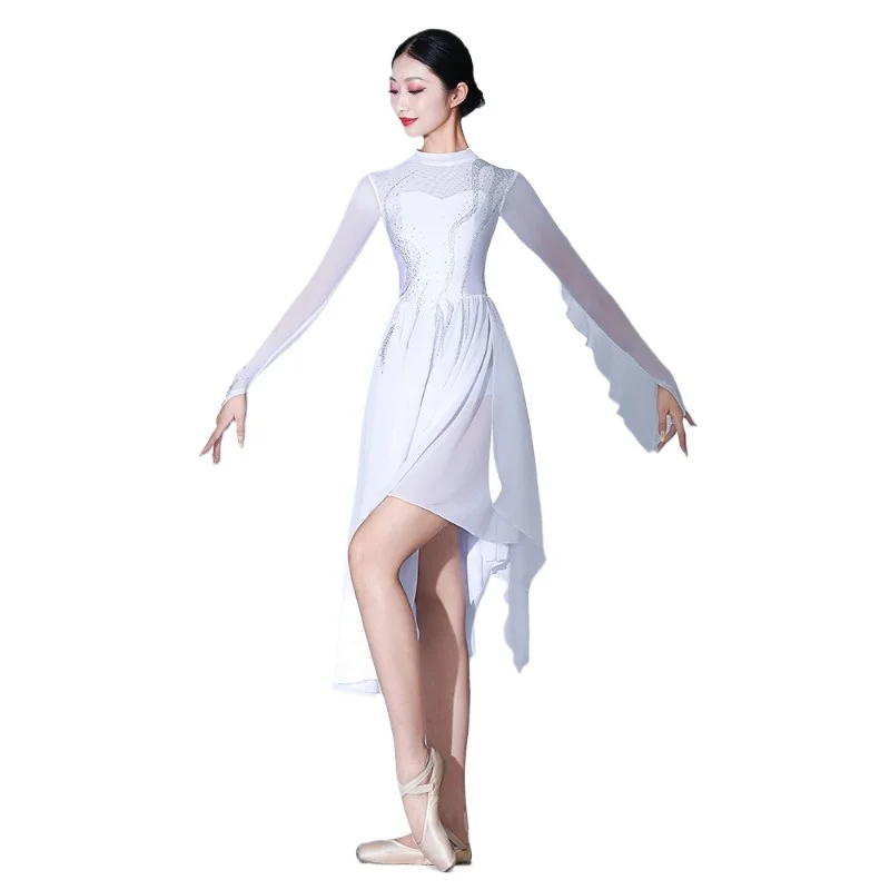 

Dance Dresses White Clothes Women Dress Stage Performance Costume Women's Costume Girl Dress Costumes Tutu Dress Women