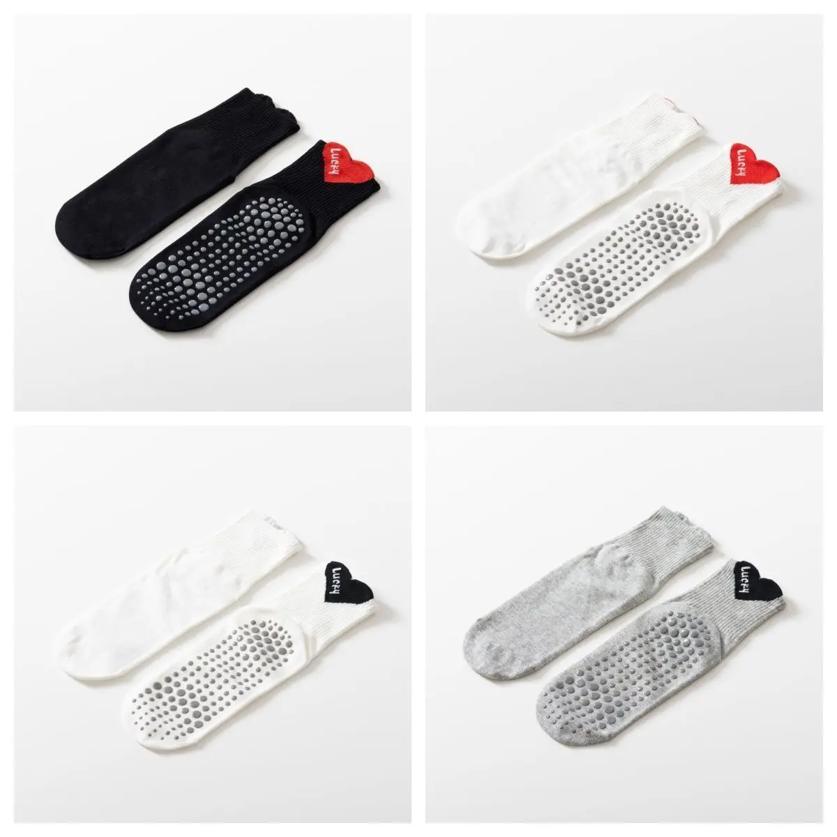 

Носки для пилатеса и йоги - дышащие и противоскользящие носки с полной подошвой на липучках, средней длины, подходят для всех размеров.