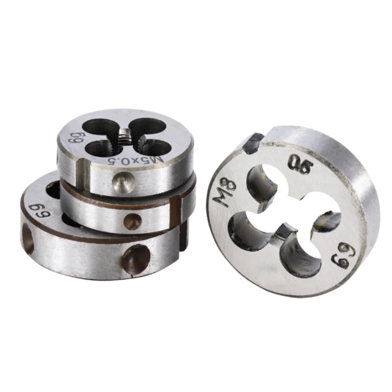 1pcs right-hand metric die M1-M12, machine and hand tools for machine tools and manual external thread tapping and repair