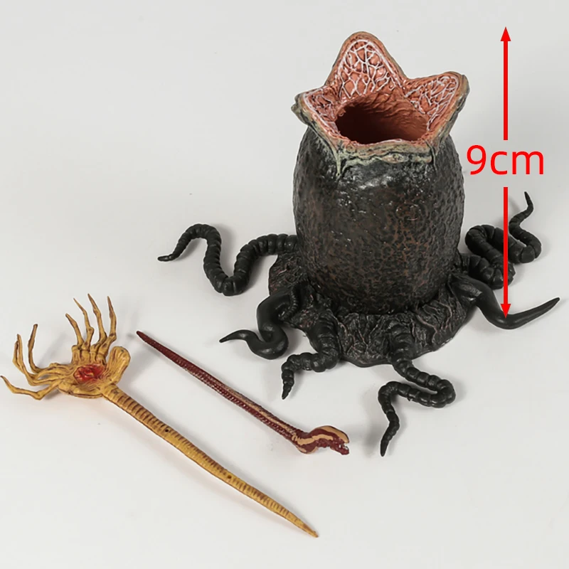 Alien Egg Facehugger Chestburster Figure Xenomorph Aliens Eggs Face Hugger PVC Collectible Model Doll Decoration Toy Gifts