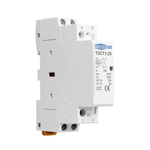 Imagen 2 del producto TOCT1 2P 16A 20A 25A 220V/230V 50/60Hz Contactor Modular de CA para el hogar con carril Din 2NO o 1NO 1NC