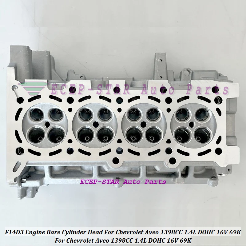 F14D3 Engine Bare Cylinder Head For Chevrolet Aveo 69kw 1398ccm 1.4L DOHC 16V F14D3 Engine