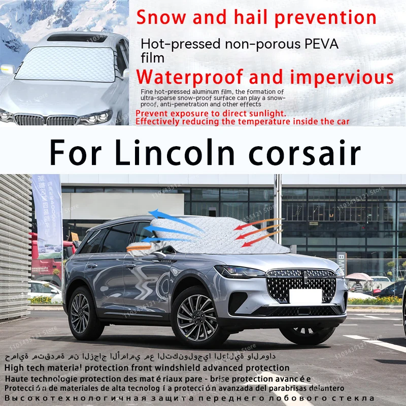 

For Lincoln corsair the front windshield of a car is shielded from sunlight, snow, and hail auto tools car accessories