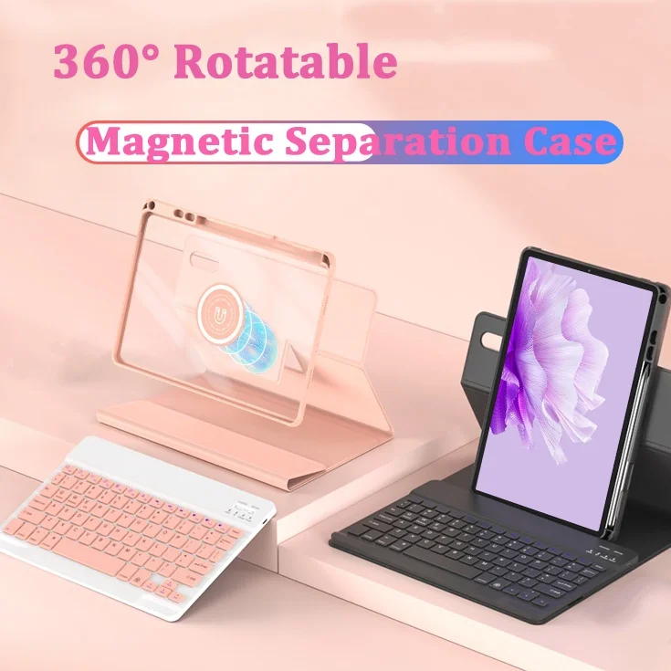 360° Rotating Magnetic Keyboard Case for Xiaomi Pad 6 11 Inch 6 Pro 11 2023 5 11 for Xiaomi Pad 5 Pro 11 Inch Separation  Cover